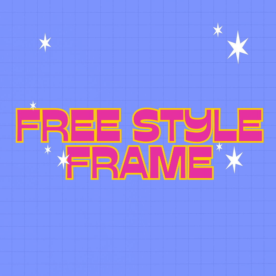 Free style frame