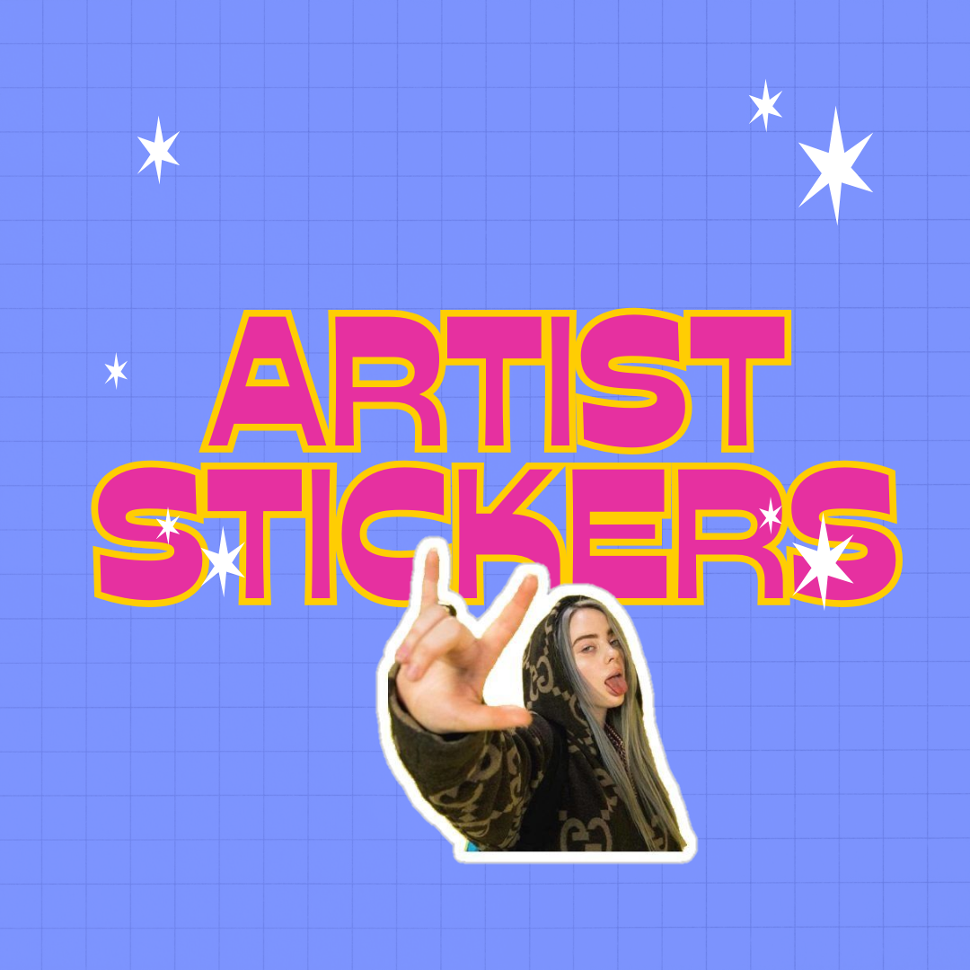 Artist stickers