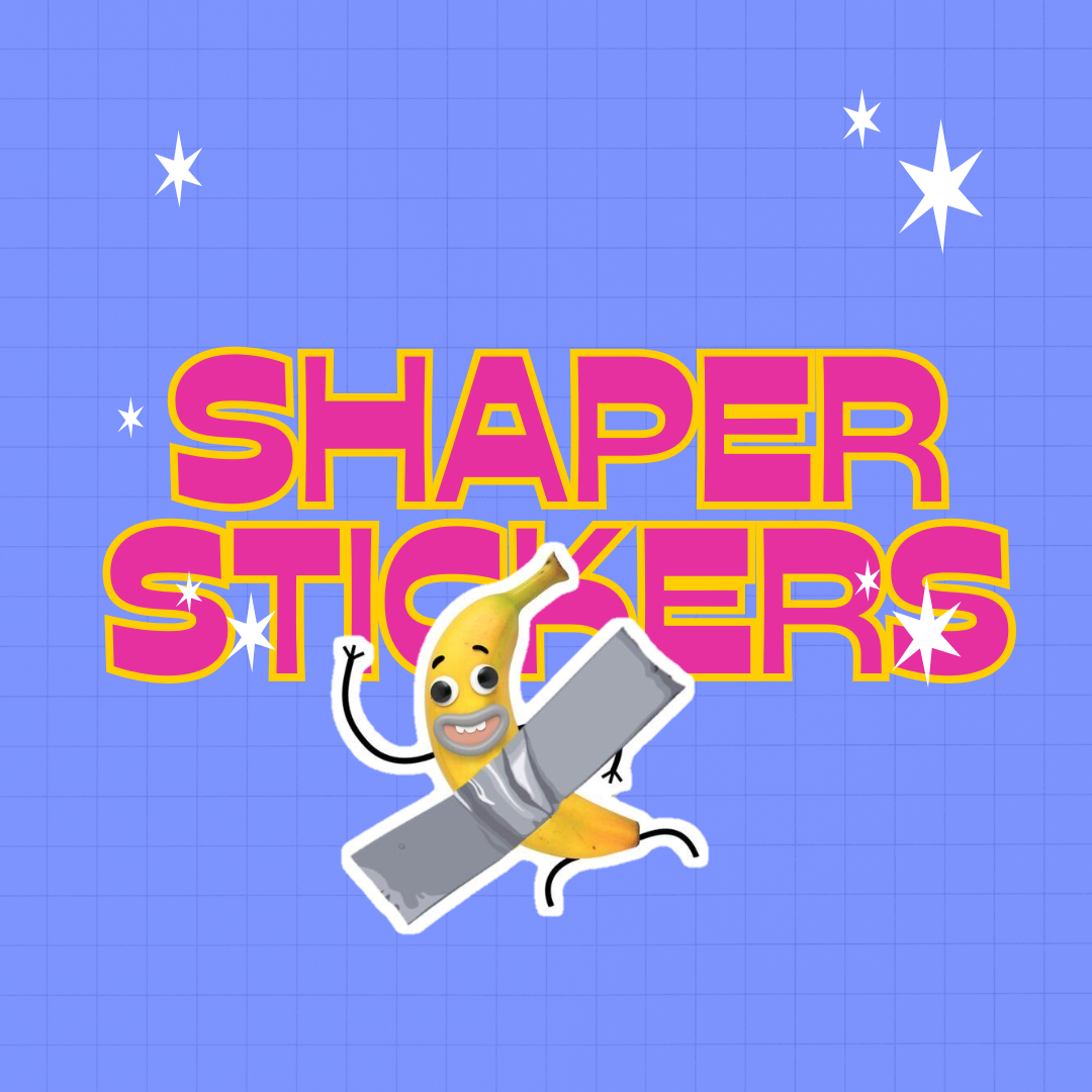 Shape stickers