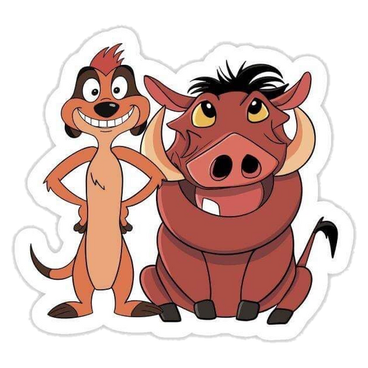 Cartoon stickers B67